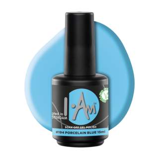 I.Am Soak Off Gel Polish #194 Porcelain Blue (15ml)