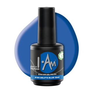 I.Am Soak Off Gel Polish #195 Delfts Blue (15ml)