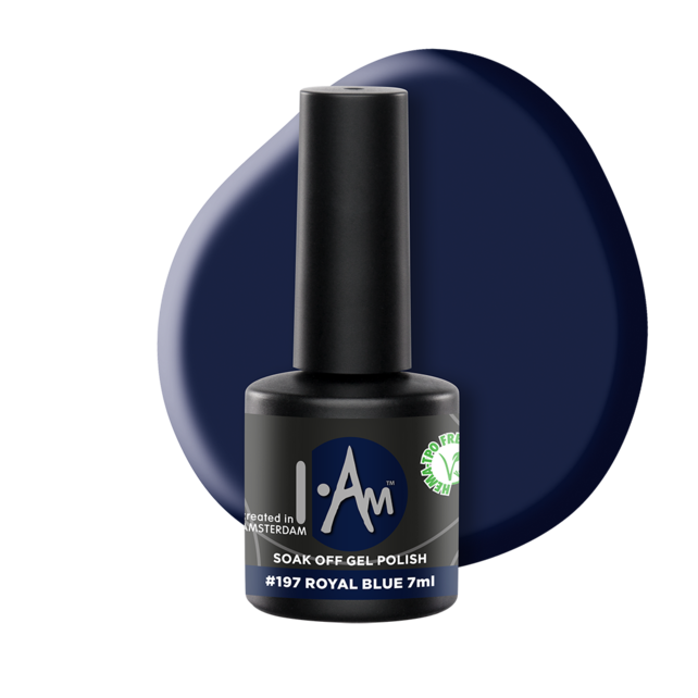 I.Am Soak Off Gel Polish #197 Royal Blue (7ml)
