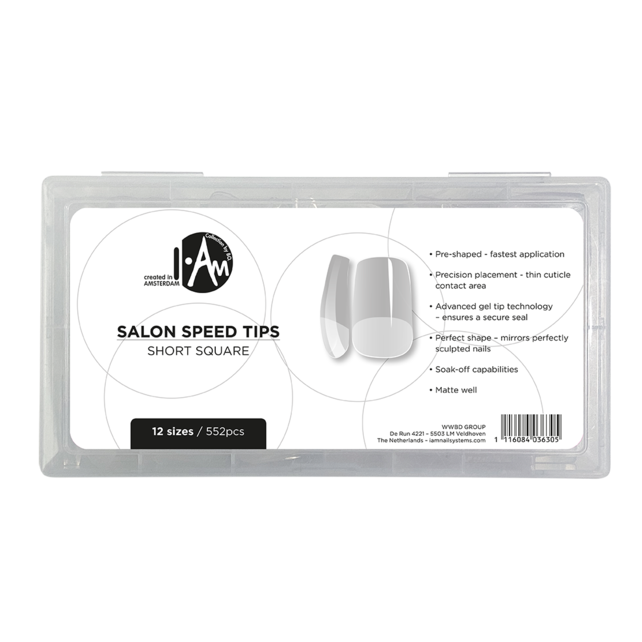 I.Am by BO. Salon Speed Tips - Short Square