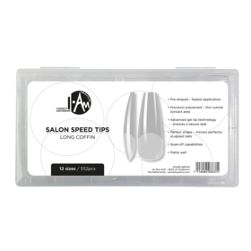 I.Am by BO. Salon Speed Tips - Long Coffin