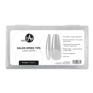 I.Am by BO. Salon Speed Tips - Long Coffin