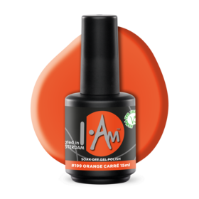I.Am Soak Off Gel Polish #199 Orange Carré (15ml)