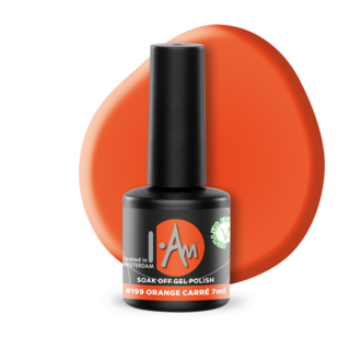 I.Am Soak Off Gel Polish #199 Orange Carré (7ml)