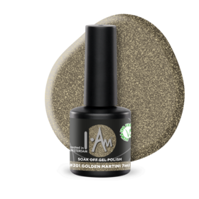 I.Am Soak Off Gel Polish #201 Golden Martini (7ml)