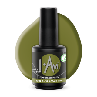I.Am Soak Off Gel Polish #202 Olive Affair (15ml)