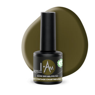 I.Am Soak Off Gel Polish #203 Vintage Chartreuse (7ml)