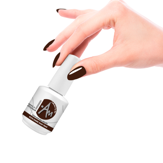 I.Am by BO. Soak Off Gel Polish #215 Dark Oak (15ml)