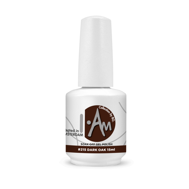I.Am by BO. Soak Off Gel Polish #215 Dark Oak (15ml)