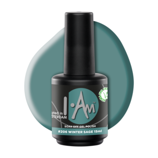 I.Am Soak Off Gel Polish #206 Winter Sage (15ml)