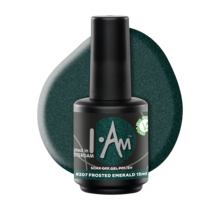 I.Am Soak Off Gel Polish #207 Frosted Emerald  (15ml)