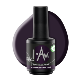 I.Am Soak Off Gel Polish #208 Mulbery (15ml)