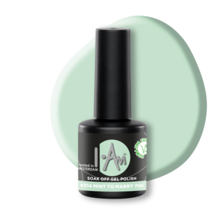 I.Am Soak Off Gel Polish  #214 Mint to Marry (7ml)