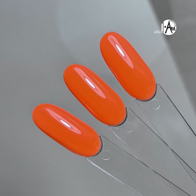 I.Am by BO. Soak Off Gel Polish #063 Feisty Orange (15ml)