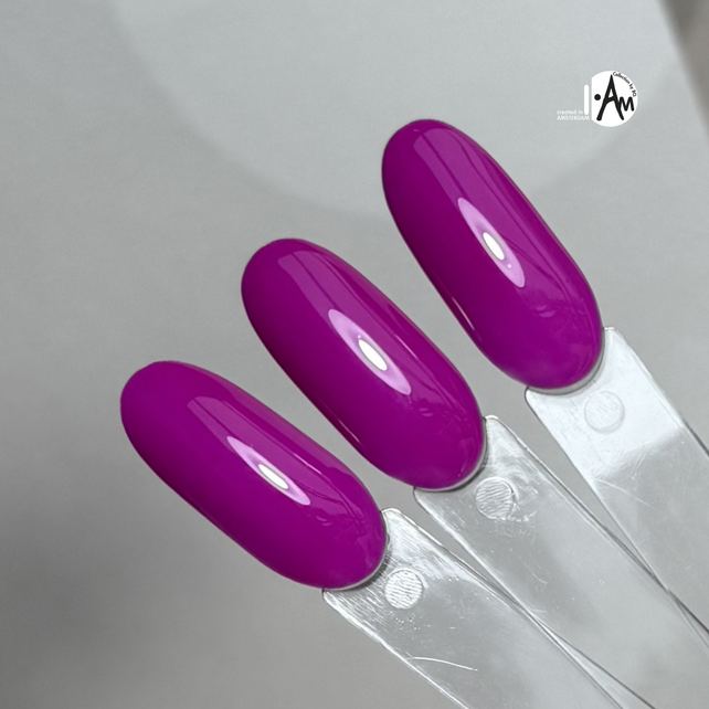 I.Am by BO. Soak Off Gel Polish #097 Electric Purple (15ml)