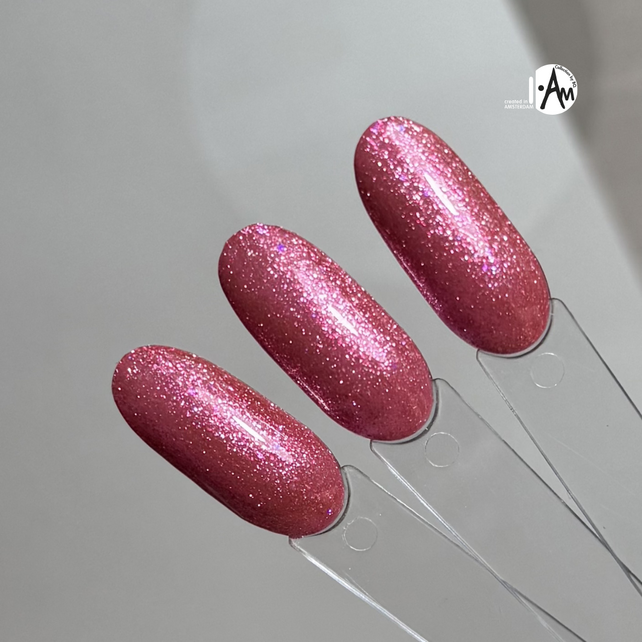 I.Am by BO. Soak Off Gel Polish #102 Barbie Sparkle (15ml)