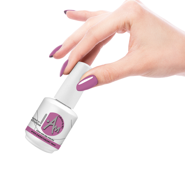 I.Am by BO. Soak Off Gel Polish #103 Sweetheart  (15ml)