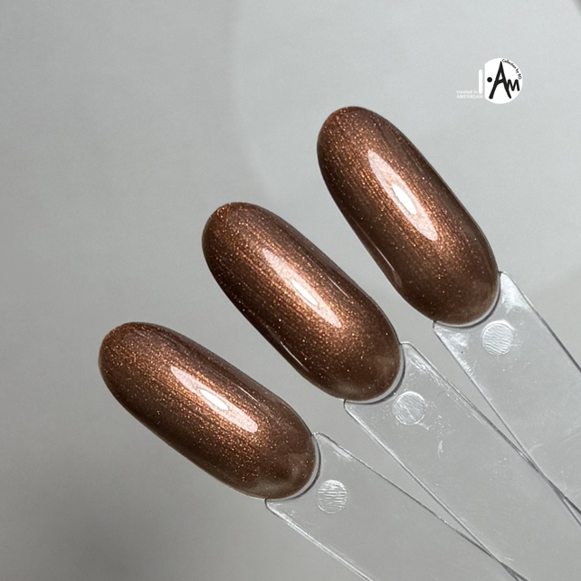 I.Am by BO. Soak Off Gel Polish #123 Copper Gleam (15ml)