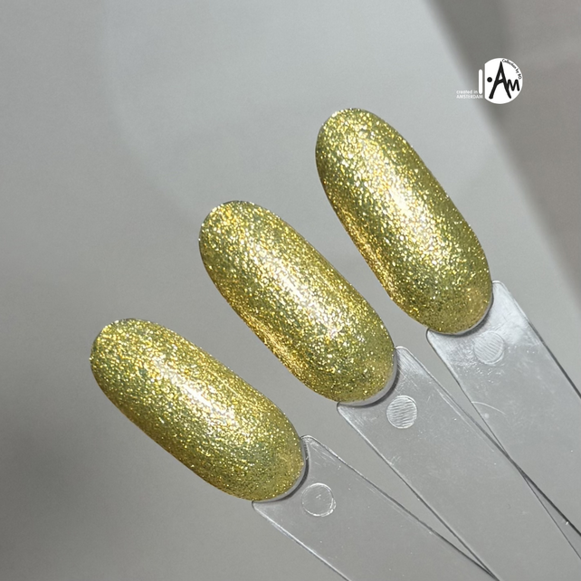 I.Am by BO. Soak Off Gel Polish #132 Guilded Glitter (15ml)