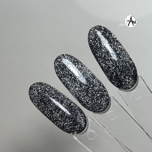 I.Am by BO. Silver Shimmer Top gel HEMA & TPO FREE (15ml)