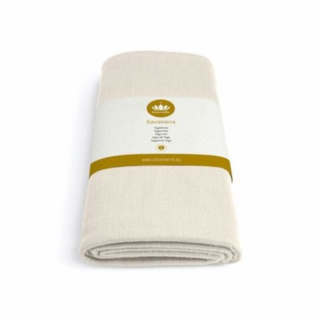 LOTUSCRAFTS Yoga Blanket SAVASANA Organic Cotton | Nature