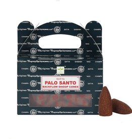 SATYA Backflow Dhoop Cones | Palo Santo (75 grams)