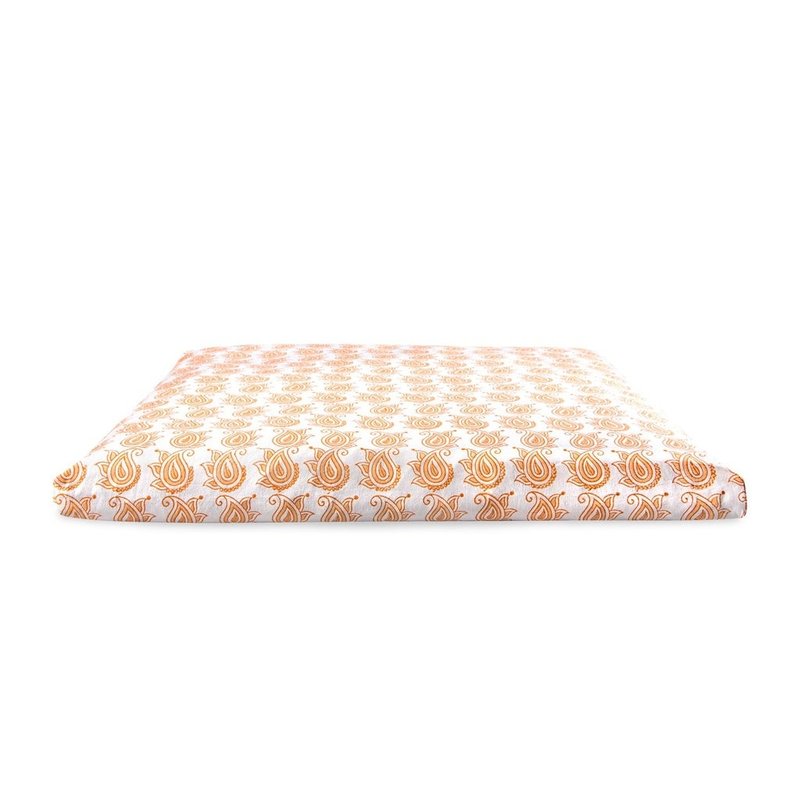 LOTUSCRAFTS Meditation Mat ZABUTON Mehera Shaw Edition | Sunset Paisley