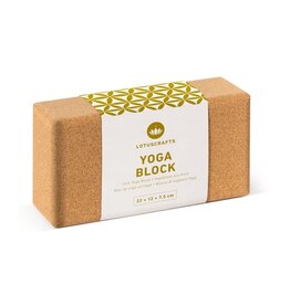 LOTUSCRAFTS Yoga Block Cork | Small