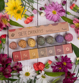 Sagrada Madre Incense Bombe de Smudge | 7 Chakra (7 pcs)