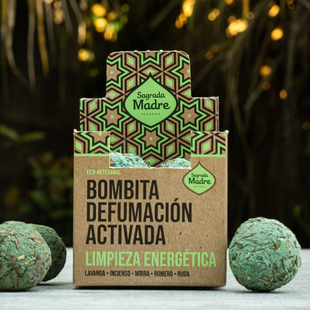 Sagrada Madre Incense Smudge Bombe | Nettoyage d'Énergie  (8 pcs)