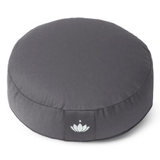 LOTUSCRAFTS Meditatiekussen Lotus (H: 10cm)(Antraciet)