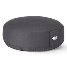LOTUSCRAFTS Coussin de Méditation Lotus (H: 10cm)(Anthracite)
