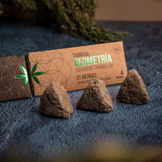 Sagrada Madre Incense Triangle d'Encens | Géométrie Sacrée 31 Herbes