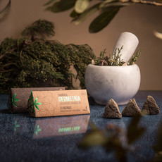 Sagrada Madre Incense Triangle d'Encens | Géométrie Sacrée 31 Herbes