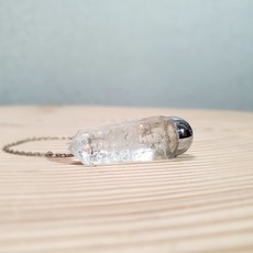 Terra Vita Rock Crystal Pendulum | Facet