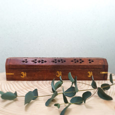 Terra Vita Incense Burner & Storage Box | Wood