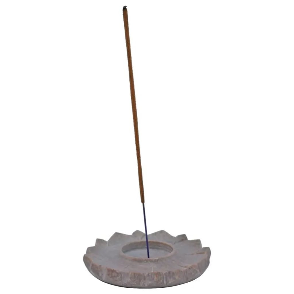 Terra Vita Incense and Candle Burner Lotus | Soapstone