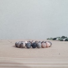 Terra Vita Pink Zebra Jasper Bracelet (8 mm)