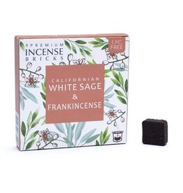 Aromafume Icense Bricks  | White Sage & Frankincense (9pcs)