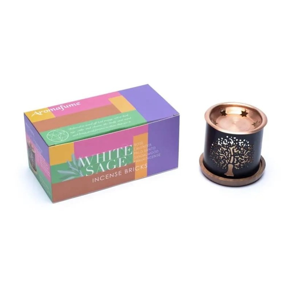 Aromafume Witte Salie Wierookblokjes | Salie Starter Kit