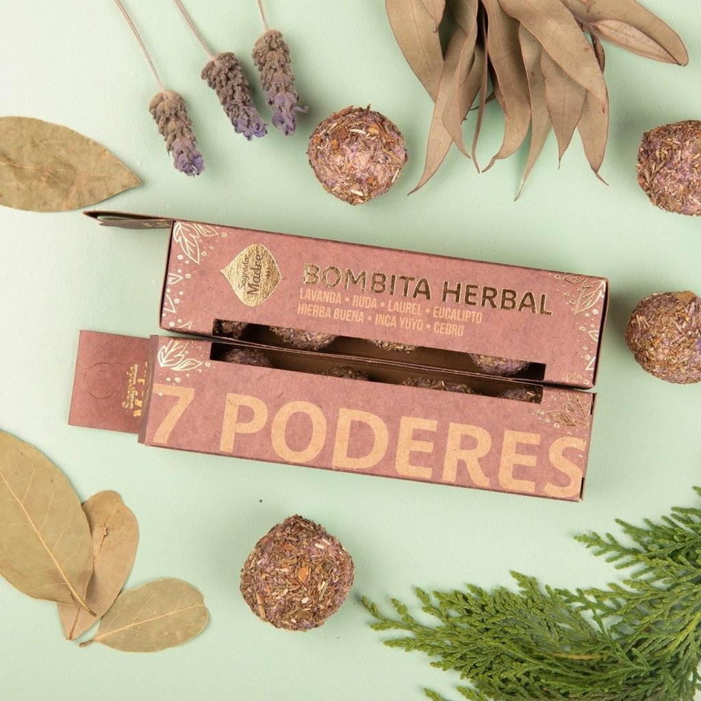 Sagrada Madre Incense Smudge Bomb | 7 Powers (4 pcs)