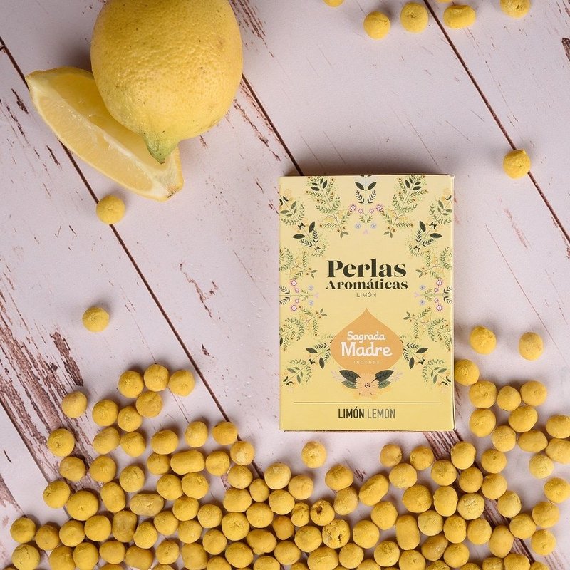 Sagrada Madre Incense Perles d'encens | Citron (40 Pièces)