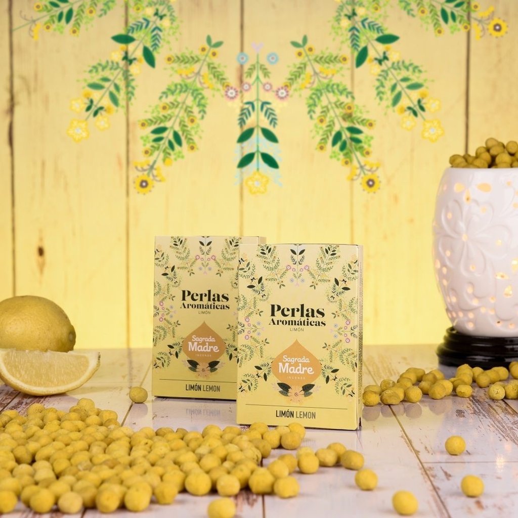 Sagrada Madre Incense Perles d'encens | Citron (40 Pièces)