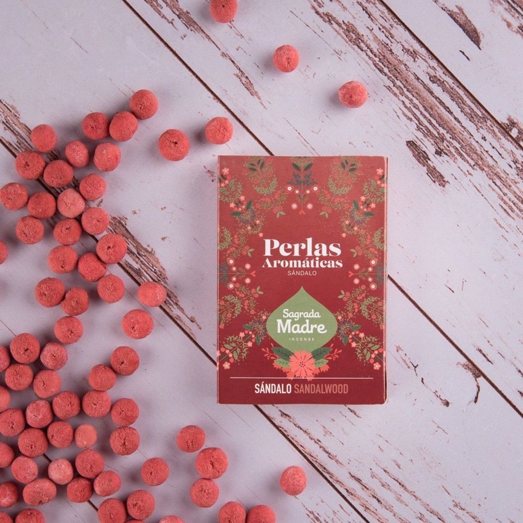 Sagrada Madre Incense Perles d'encens | Bois de Santal (40 Pièces)