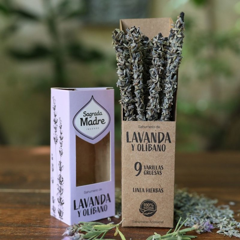 Sagrada Madre Incense Bâton d'Encens |  Fleurs de Lavande & Oliban