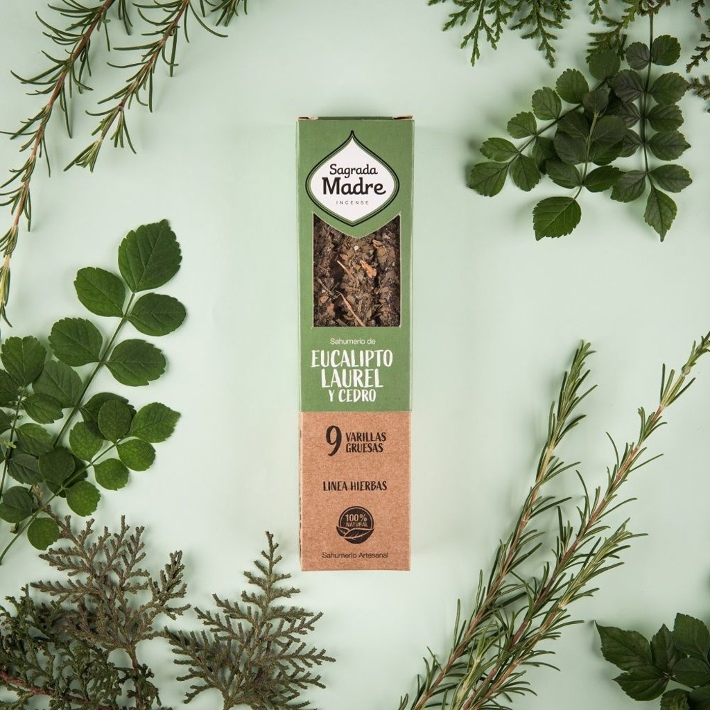 Sagrada Madre Incense Wierook |   Ceder & Laurierblad & Eucalyptus