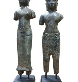 Terra Vita Statues En Bronze Khmer (Ensemble)