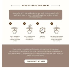 Aromafume Icense Bricks  | White Sage & Frankincense