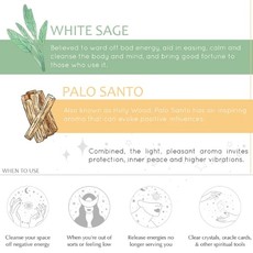 Aromafume Wierookblokjes | Witte Salie & Palo Santo