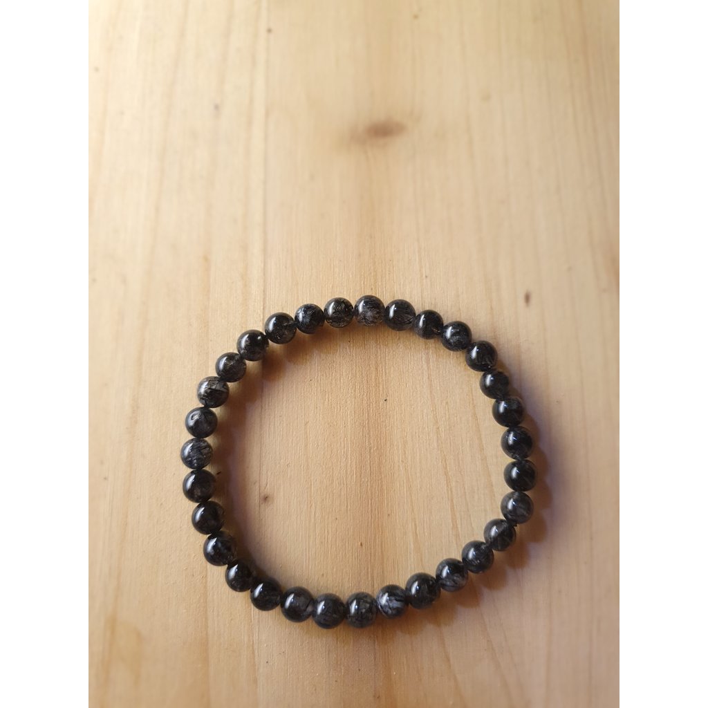 Terra Vita Black Rutilated Quartz Bracelet (5mm)